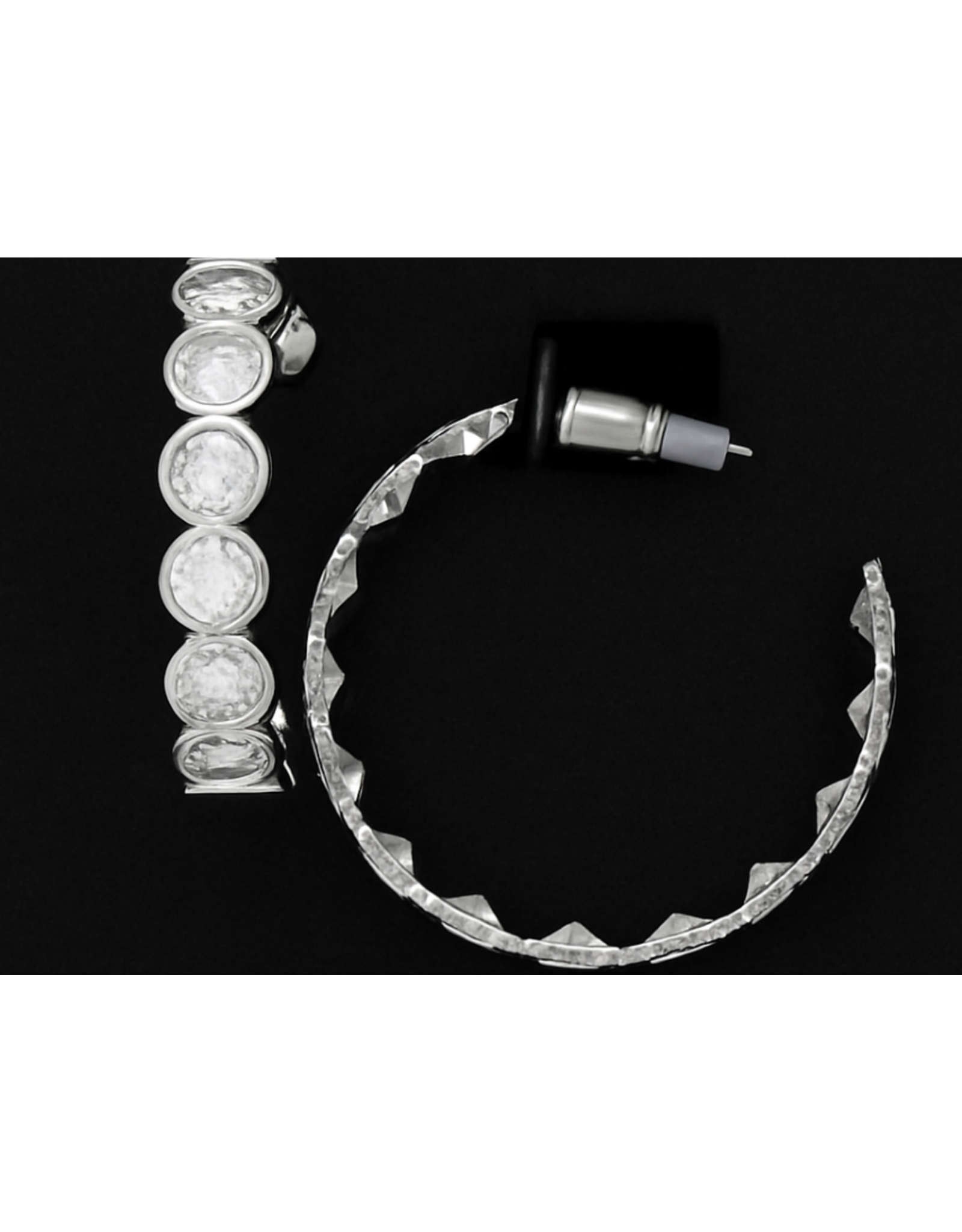 Golden Stella Ryan Studded Hoops