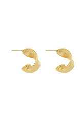 Golden Stella Gold Wave Hoops