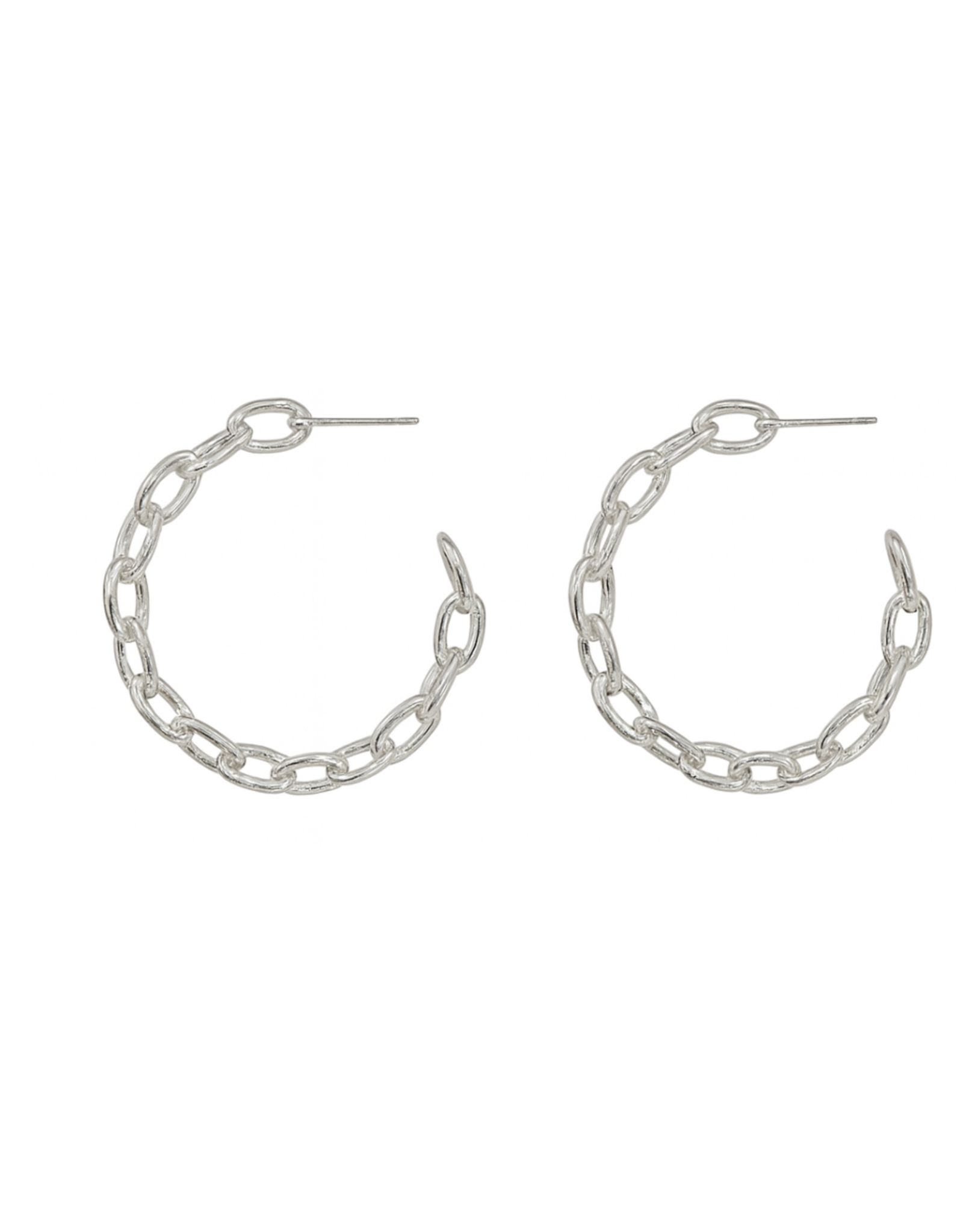 Golden Stella Linked Up Hoops