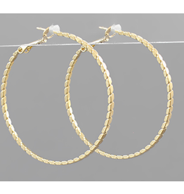 Golden Stella Lora Gold Hoop