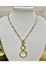 Golden Stella Emerson Drop Necklace