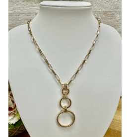 Golden Stella Emerson Drop Necklace