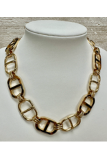 Golden Stella Capri Link Necklace