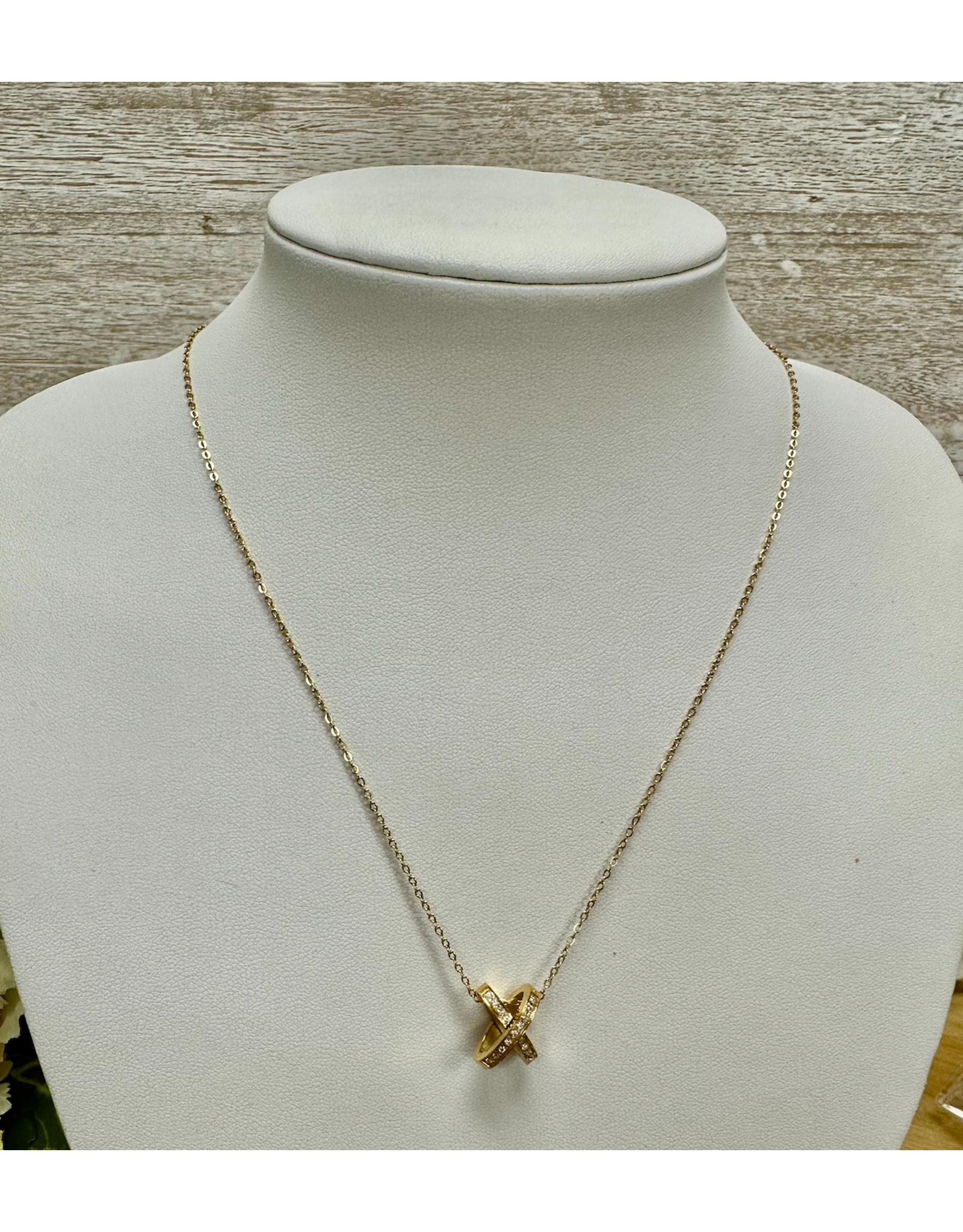 Golden Stella Everly Interlock Necklace