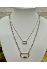 Golden Stella Harper Link Layered Necklace