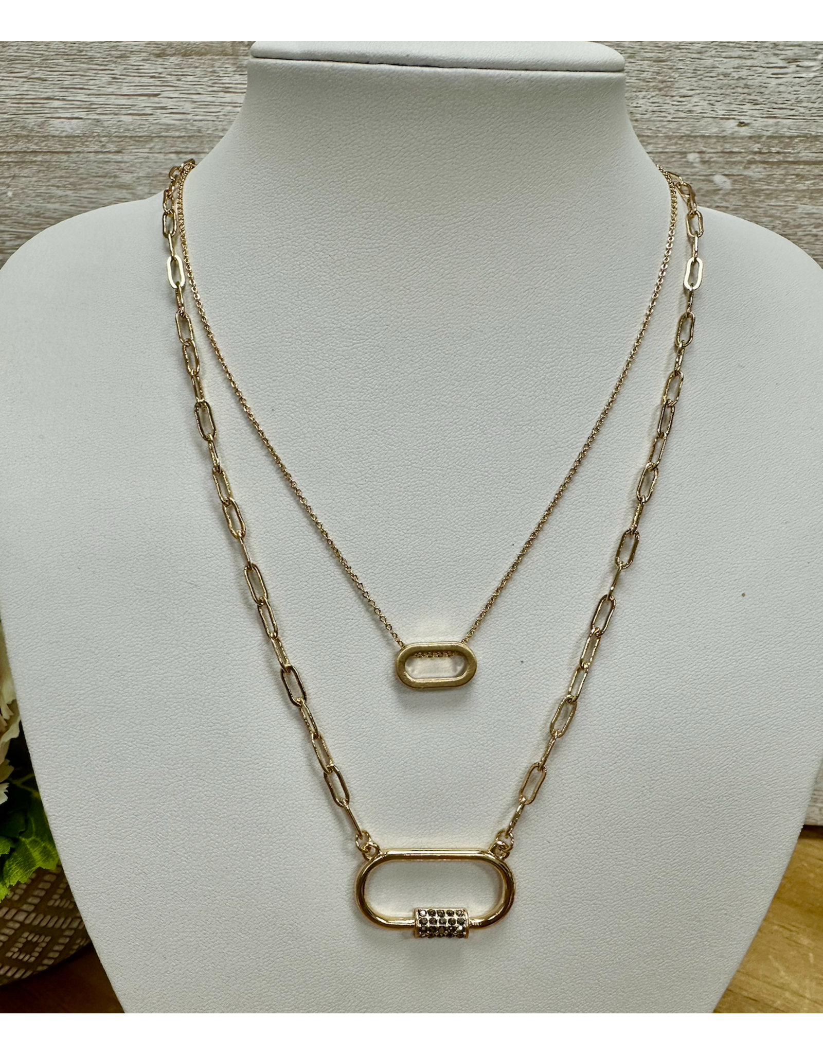 Golden Stella Harper Link Layered Necklace