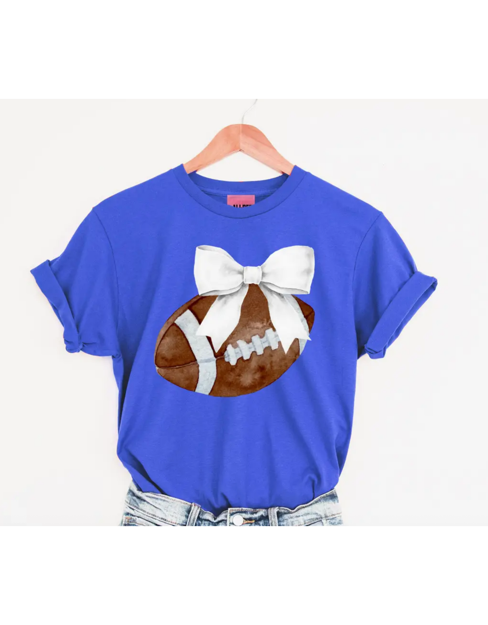 Ali Dee Gameday Bow Football Shirt