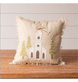 audreys Joy to the World Church Pillow