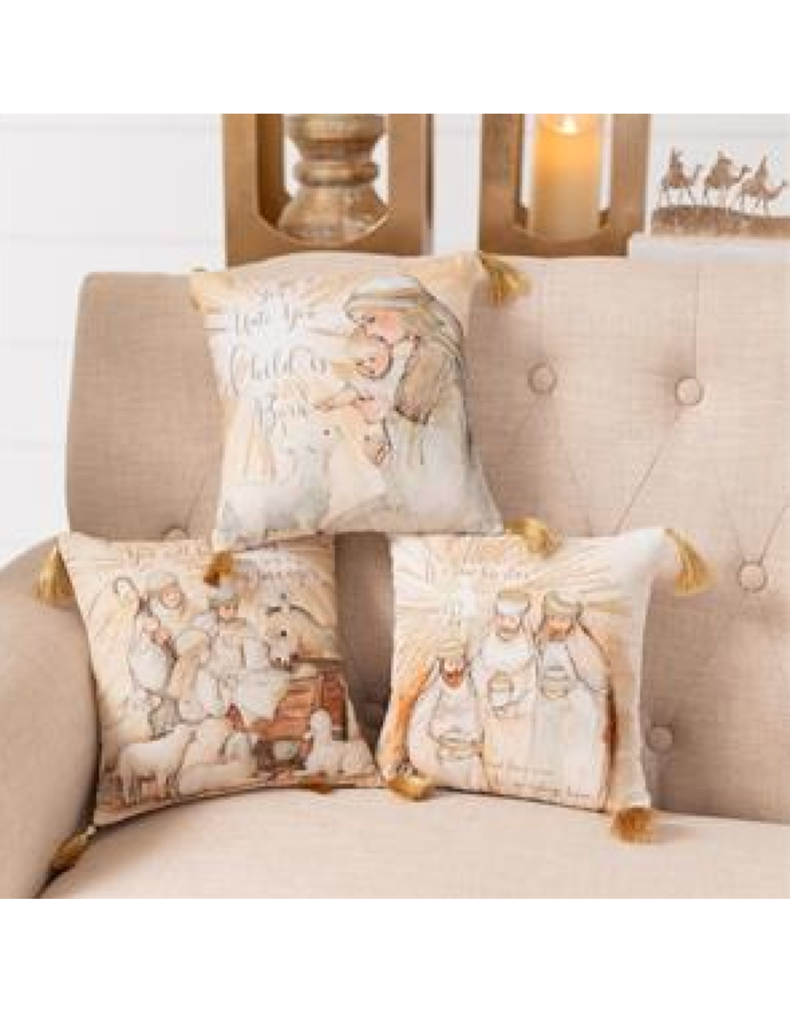audreys Oh Holy Night Mini Pillow