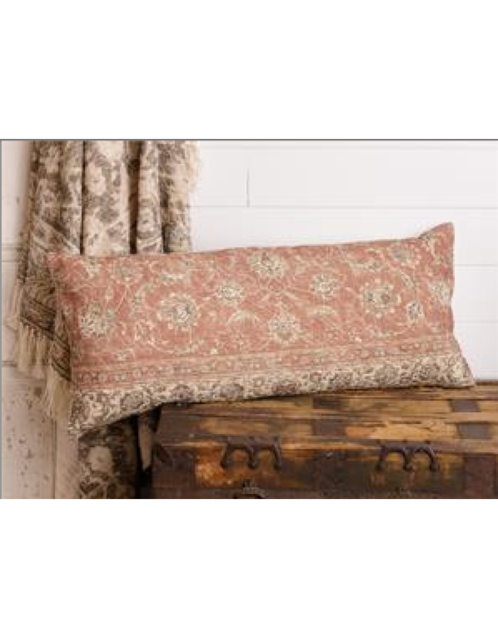 audreys Antique Rug Slub Lumbar Pillow
