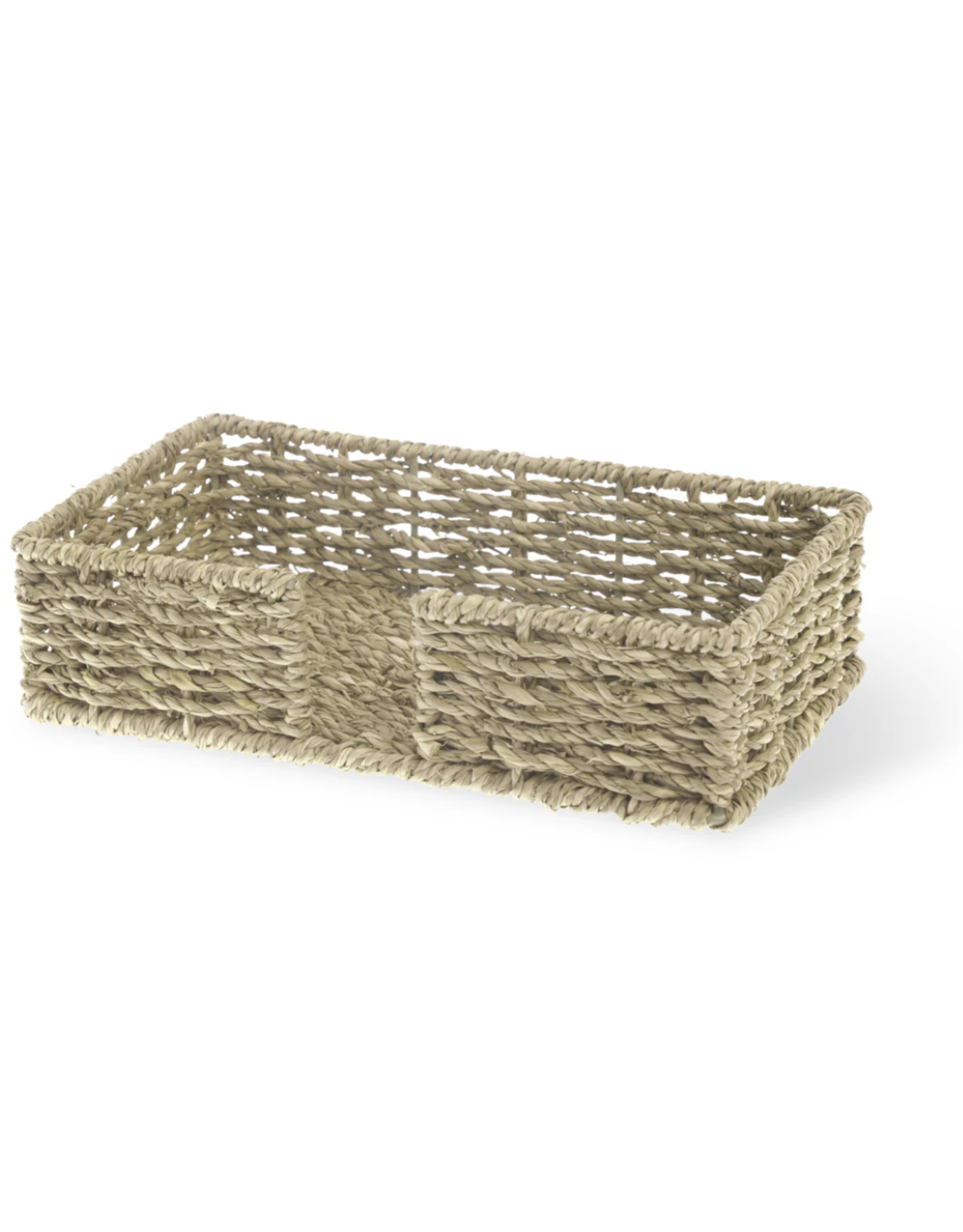 Boston International Seagrass Guest Towel Caddy