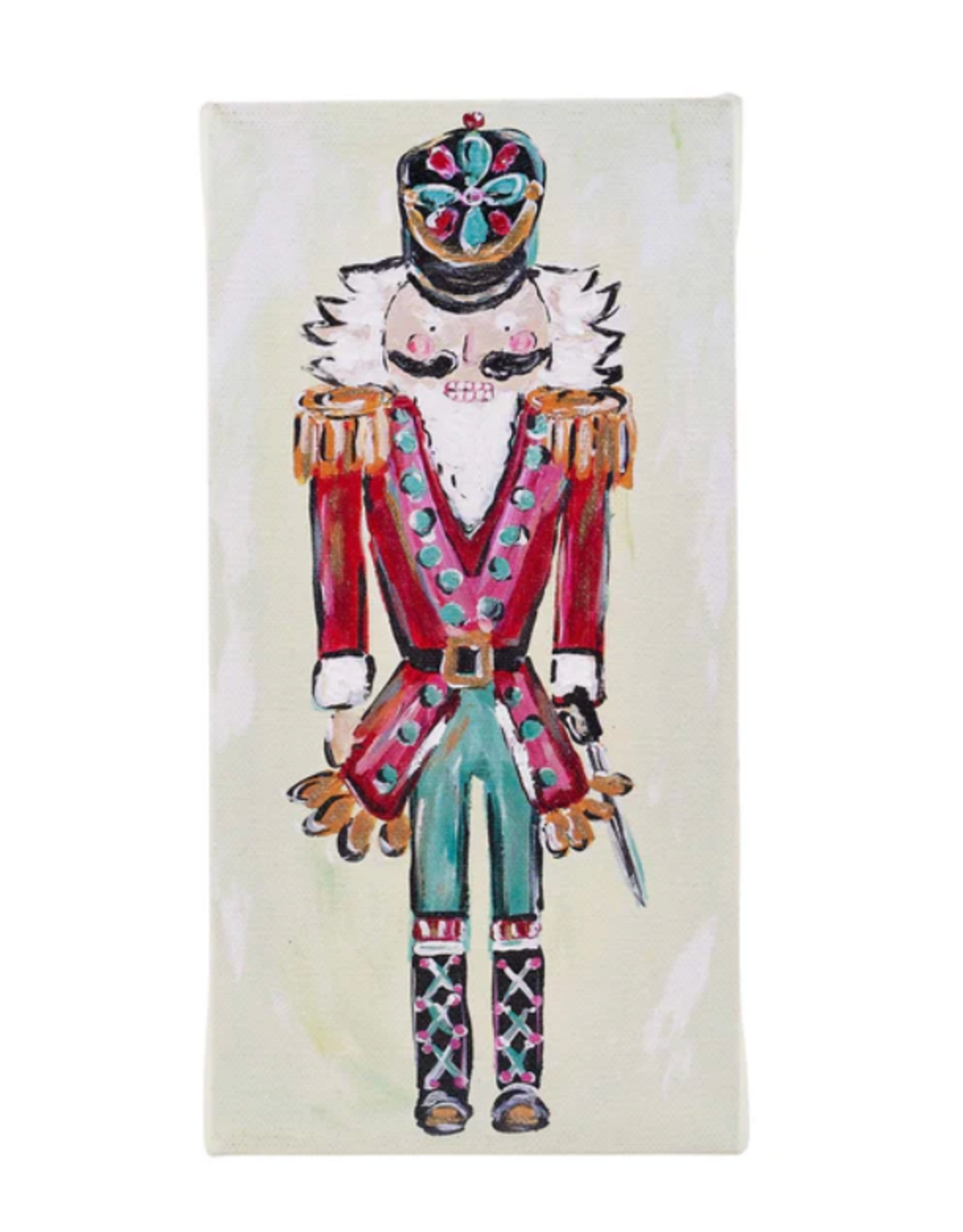 Glory Haus Nutcracker Canvas, 10" x 20"