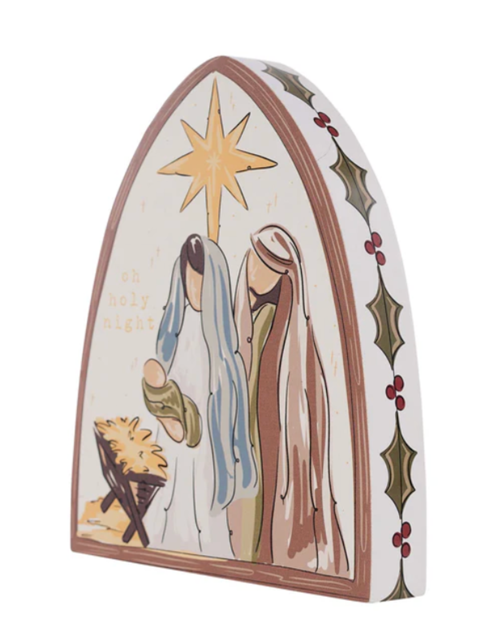 Glory Haus Nativity Wood Block
