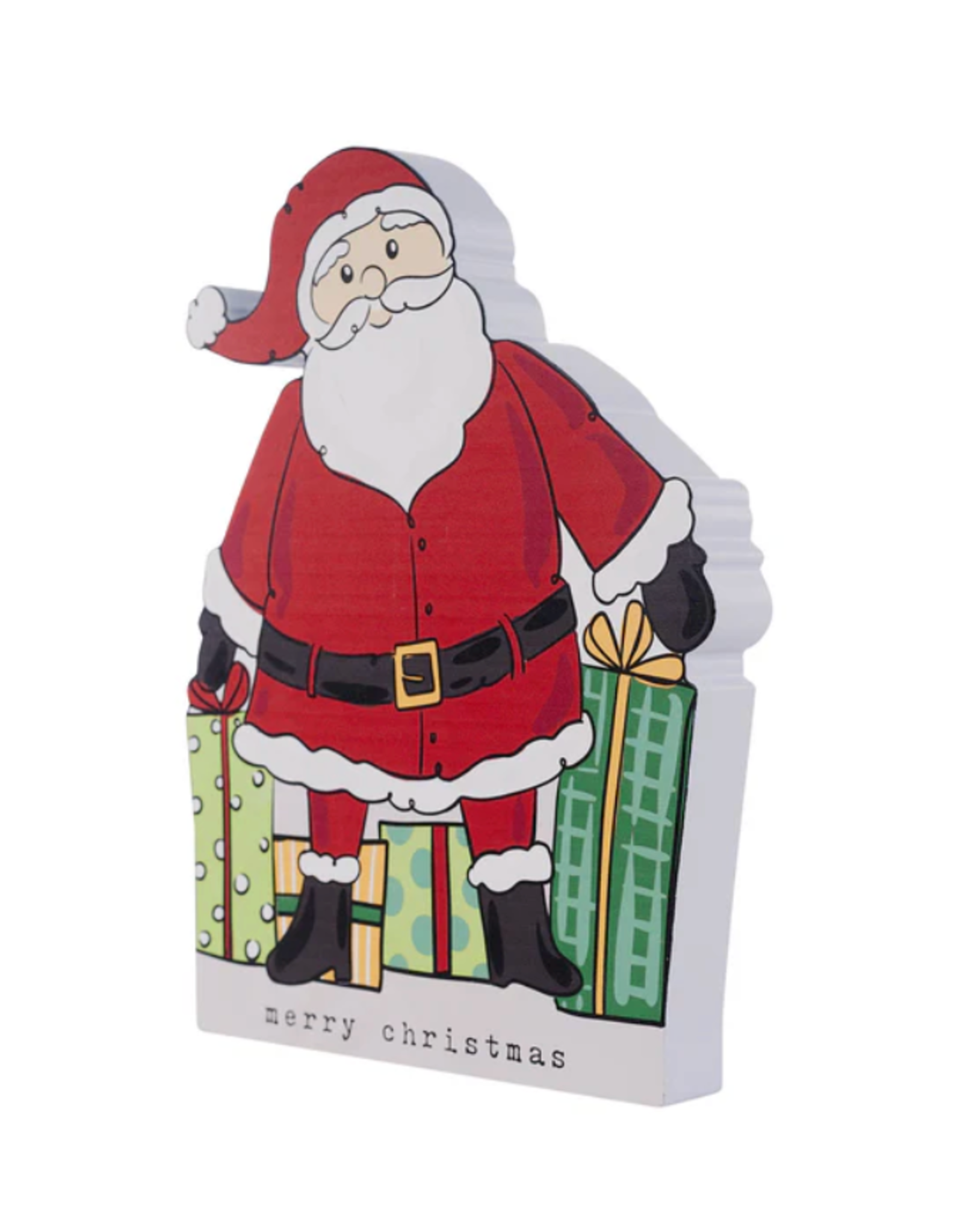 Glory Haus Standing Santa Wood Cutout