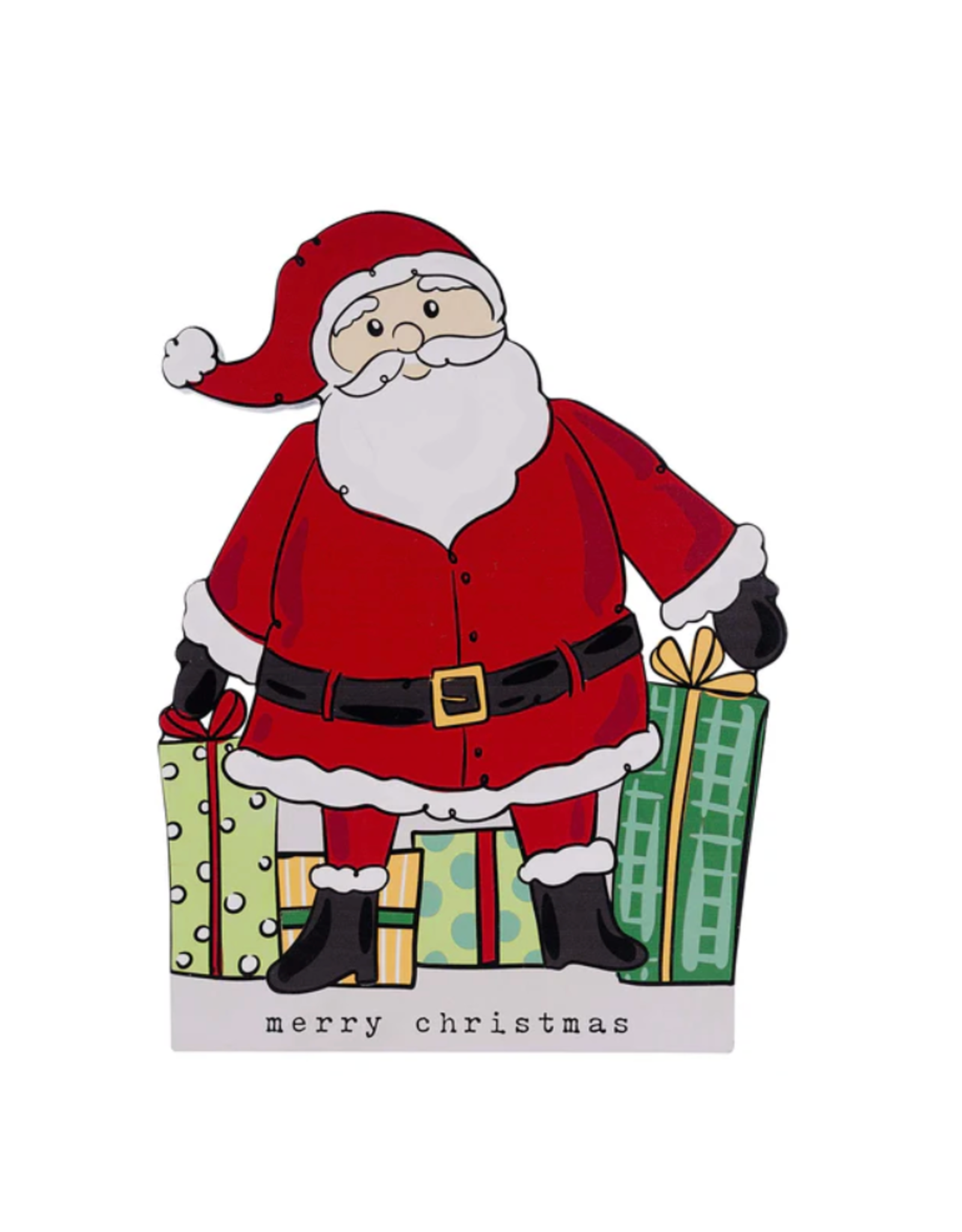 Glory Haus Standing Santa Wood Cutout