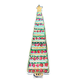 Glory Haus Bright Gold & Green Christmas Tree Acrylic Stand