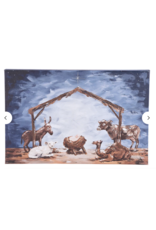 Glory Haus Starry Night Nativity Canvas Small