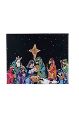 Glory Haus Nativity at Night Canvas, Small