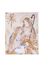 Glory Haus Neutral Nativity Canvas