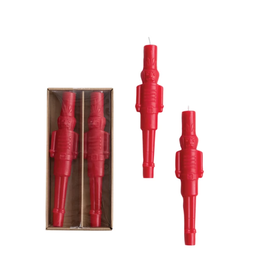 Creative Co-Op 10" Nutcracker Taper Candles