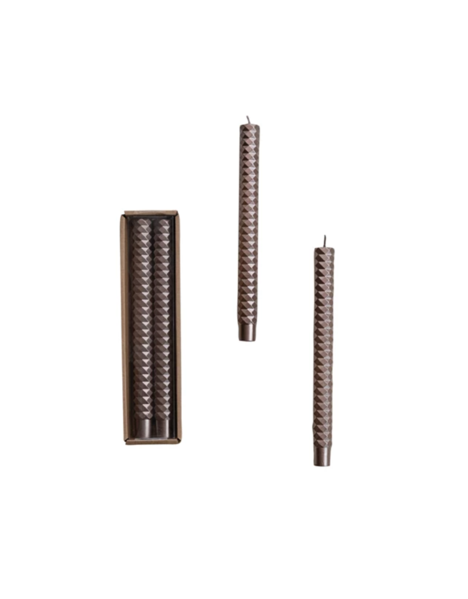 Creative Co-Op 10" Faceted Tapers