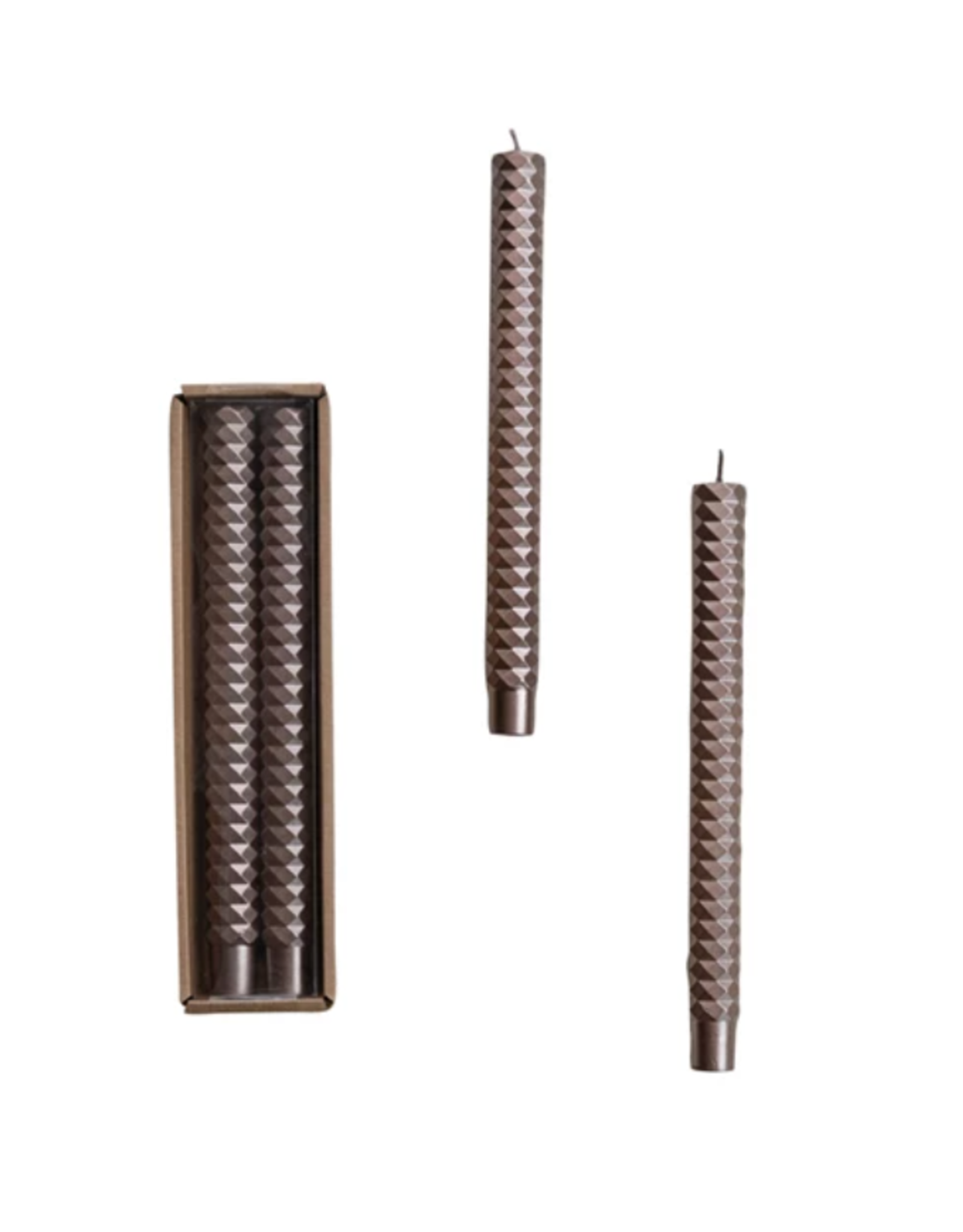 Creative Co-Op 10" Faceted Tapers