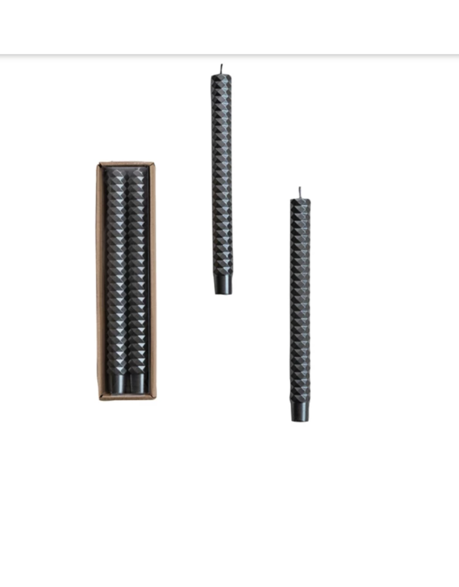 Creative Co-Op 10" Faceted Tapers