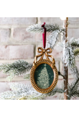 PD Home & Garden Gold Oval Frame Ornament