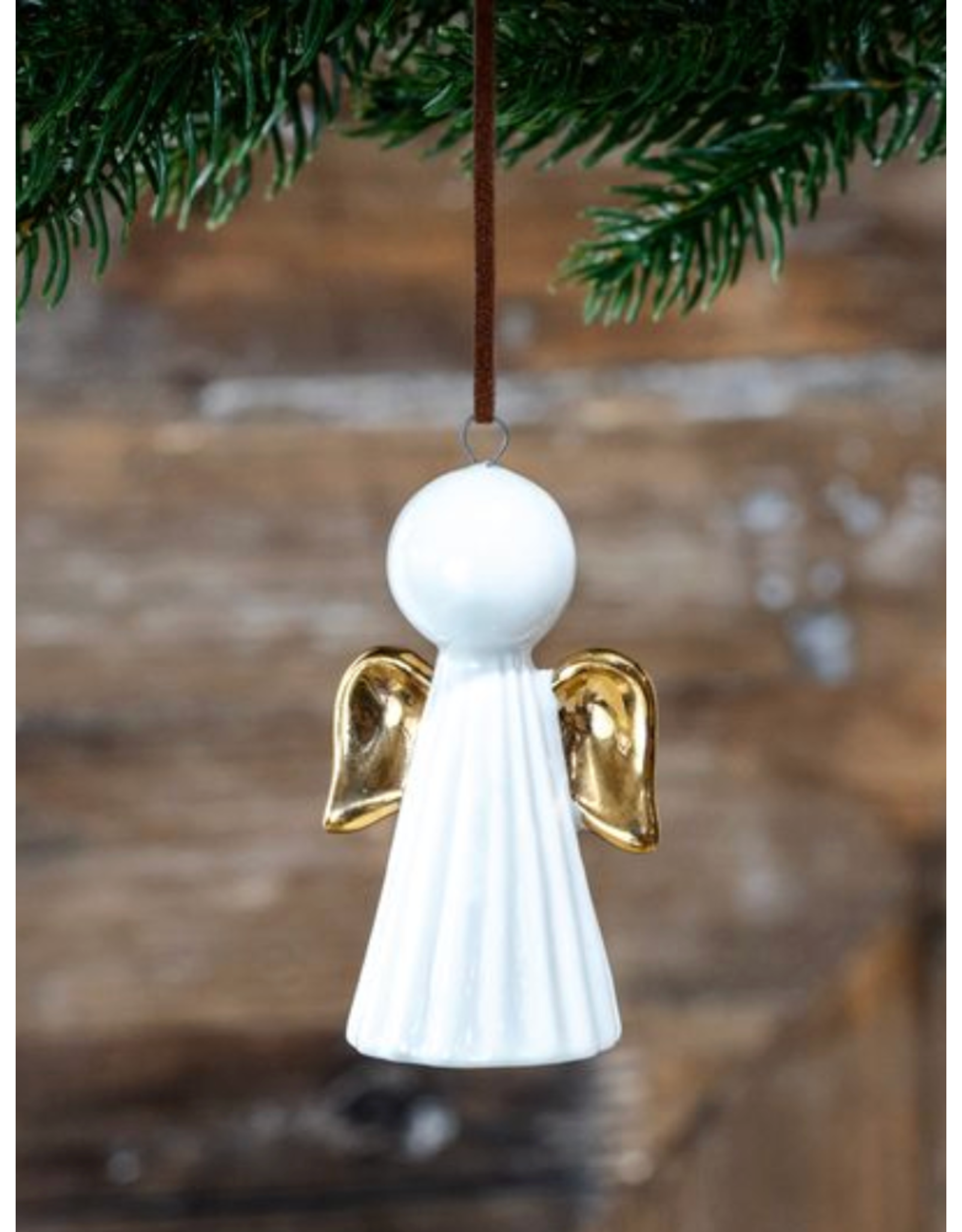 PD Home & Garden Gold Winged Angel Ornament