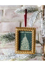 PD Home & Garden Gold Square Frame Ornament