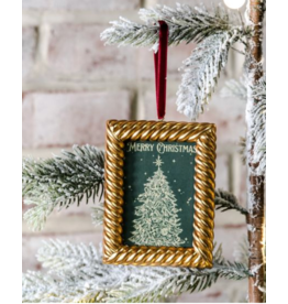 PD Home & Garden Gold Square Frame Ornament