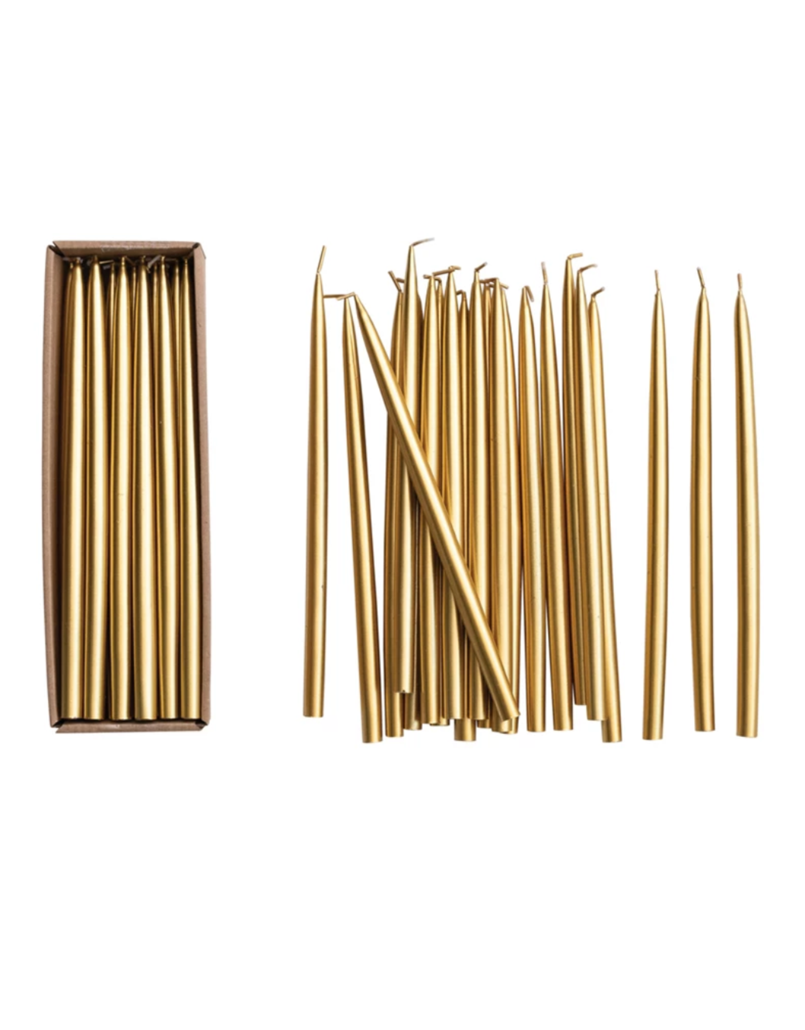 Creative Co-Op 10" Unscented Thin Tapers (Set of 24)