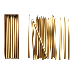 Creative Co-Op 10" Unscented Thin Tapers (Set of 24)