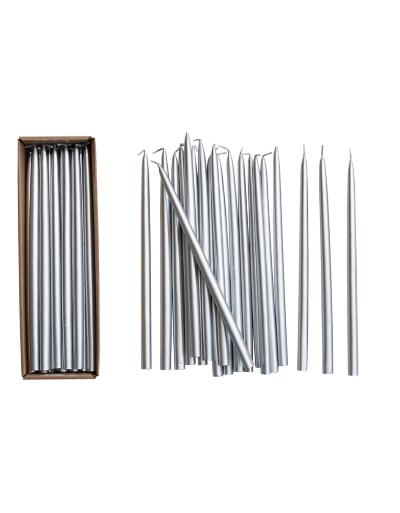 Creative Co-Op 10" Unscented Thin Tapers (Set of 24)