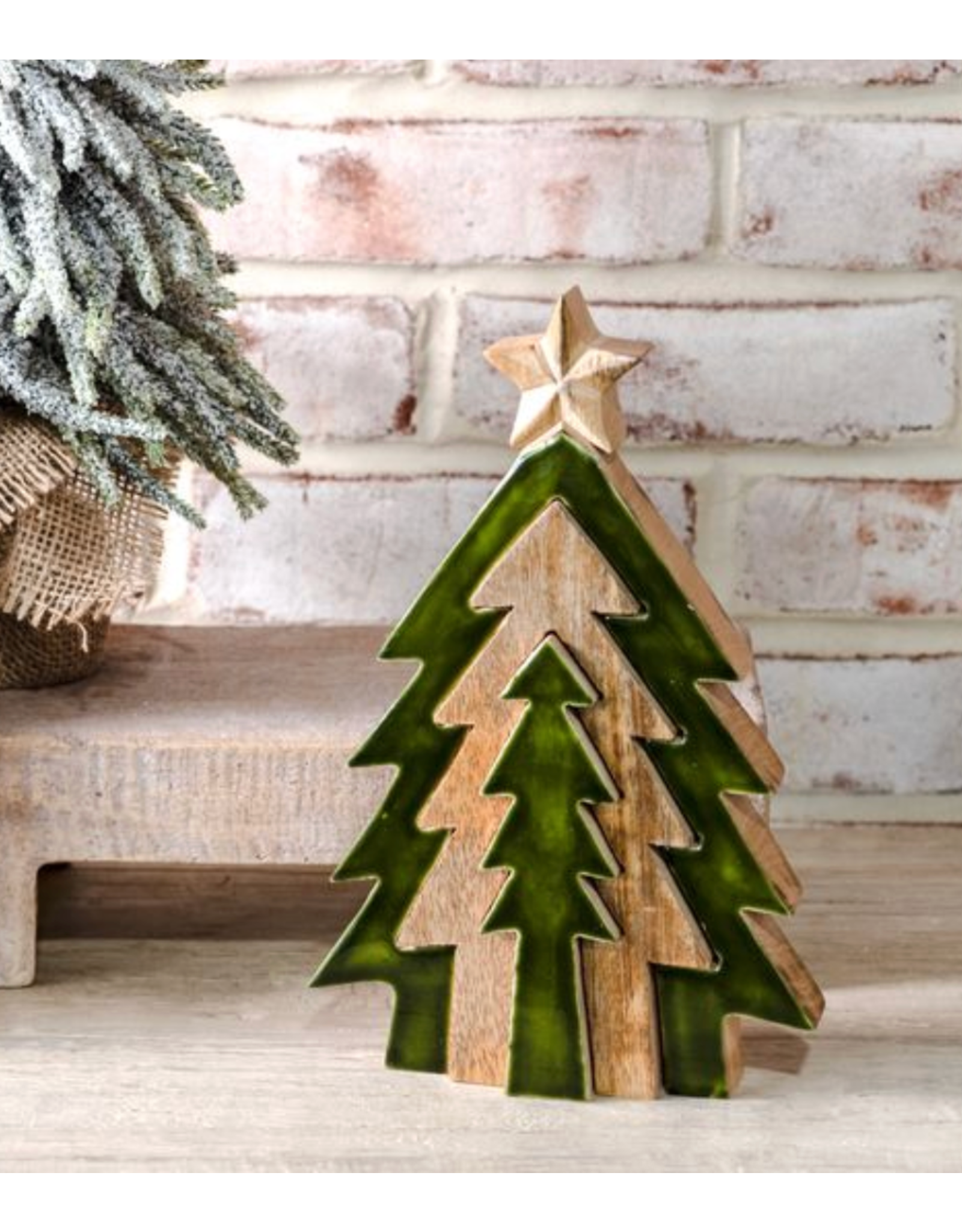 PD Home & Garden Green 3D Cutout Tree, 9.5"