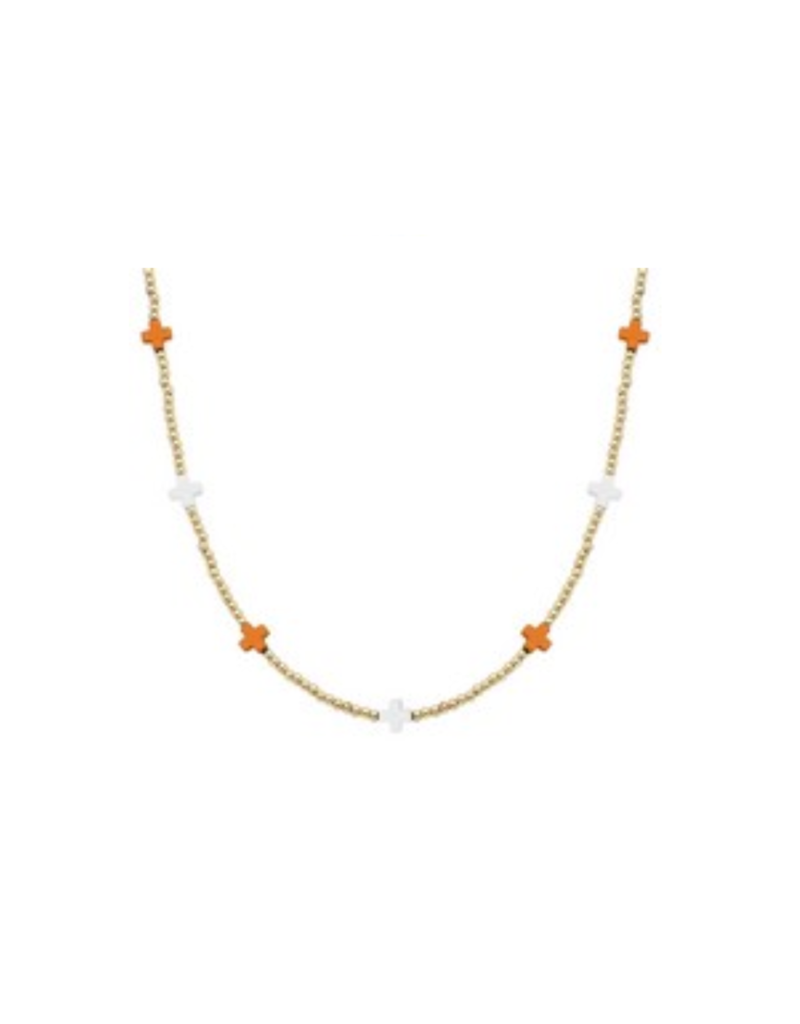 Meghan Browne Dame Gold Seed Bead Necklace