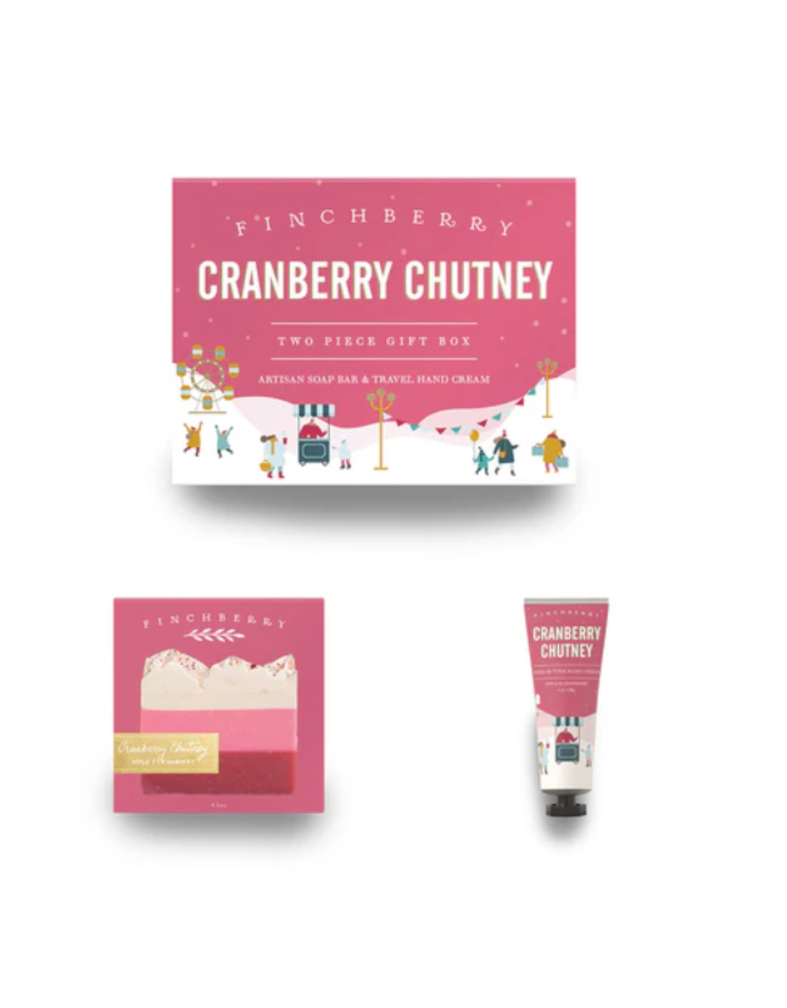 FinchBerry Holiday Gift Box, Soap & Lotion
