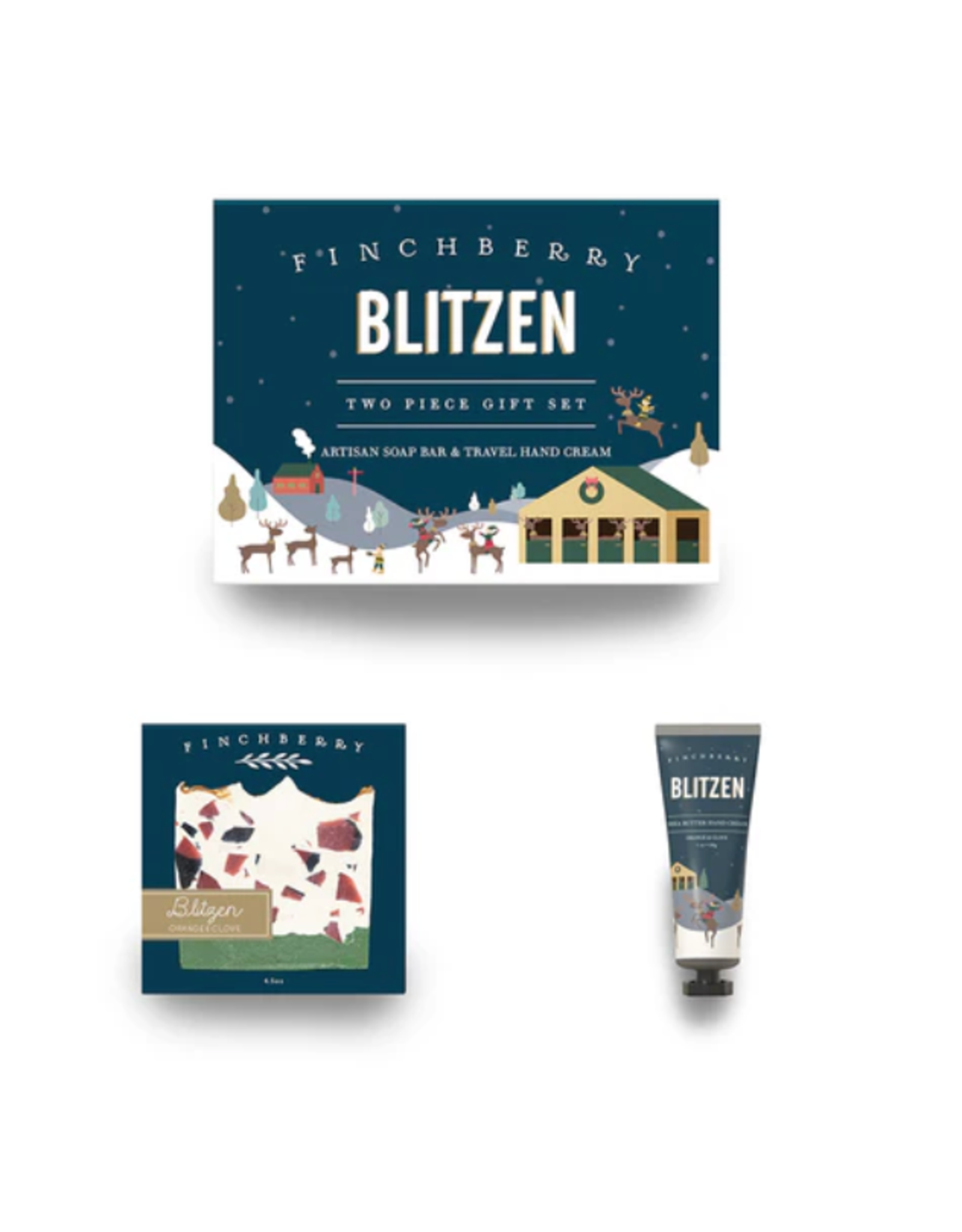 FinchBerry Holiday Gift Box, Soap & Lotion