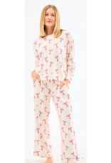 Mary Square Sophie Candy Cane Pajama Set