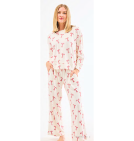 Mary Square Sophie Candy Cane Pajama Set
