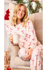 Mary Square Sophie Candy Cane Pajama Set