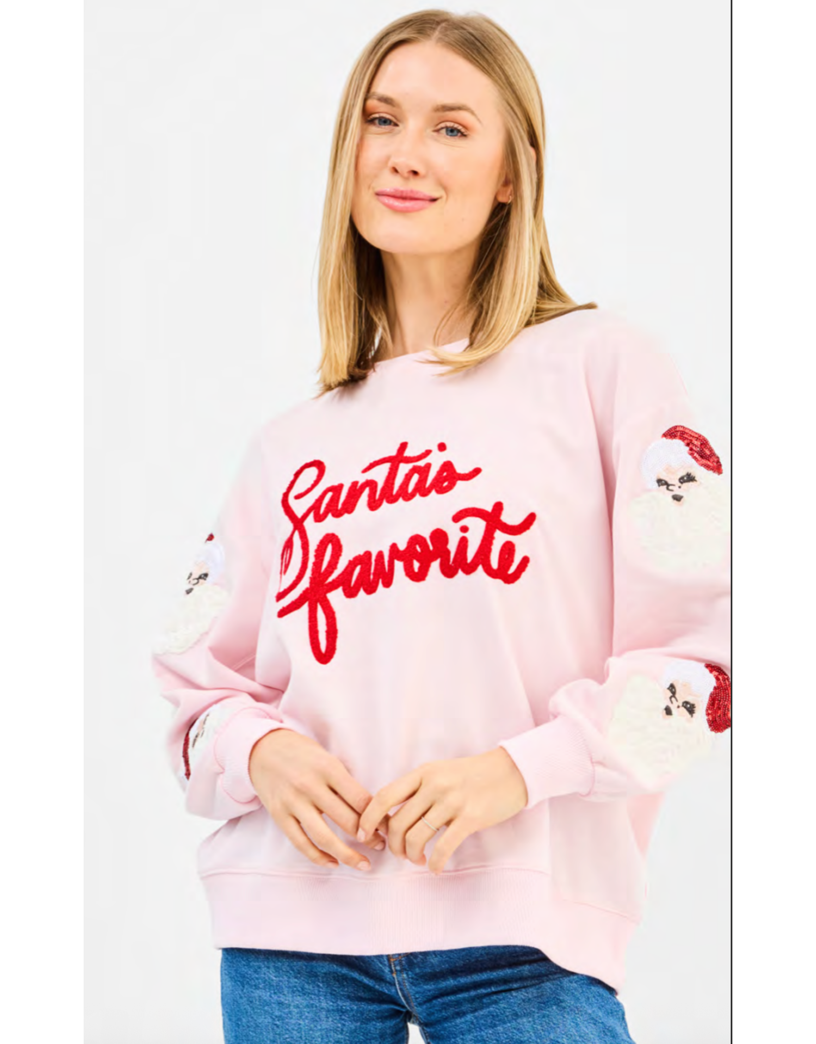 Mary Square Santa's Favorite Sweatshirt