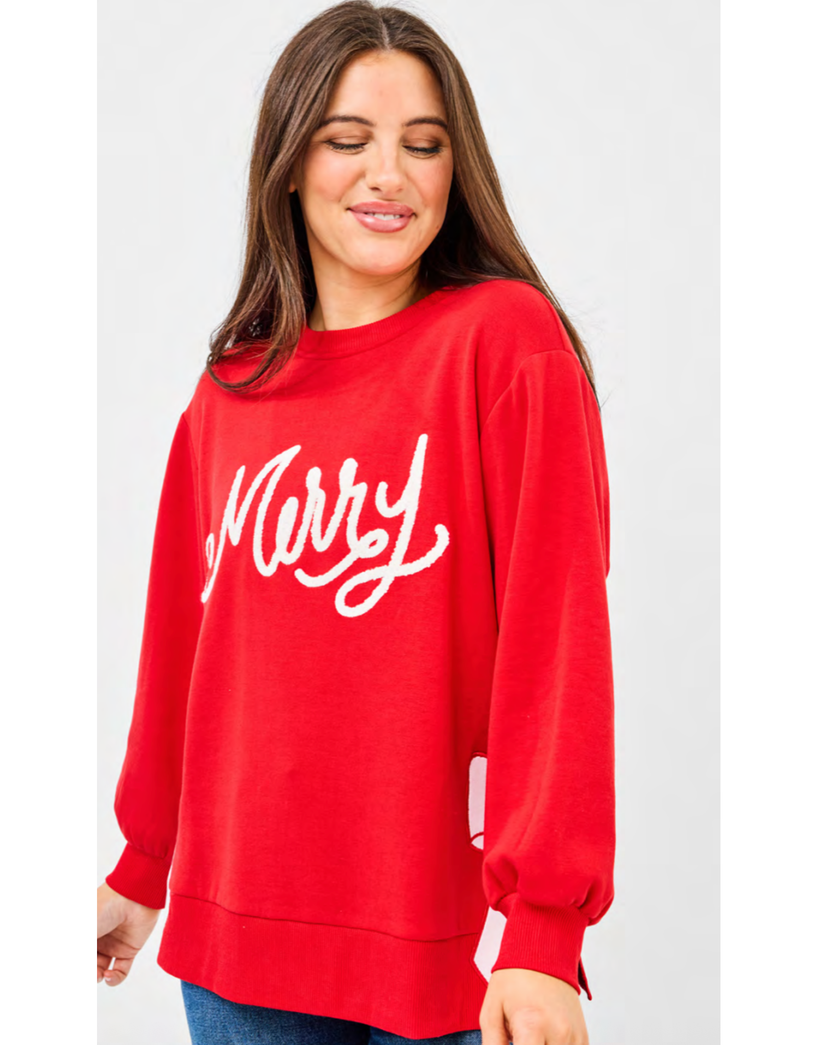 Mary Square Merry Bow Sweatshirt