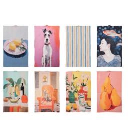 Creative Co-Op CC Microfiber Two-Sided Tea Towels