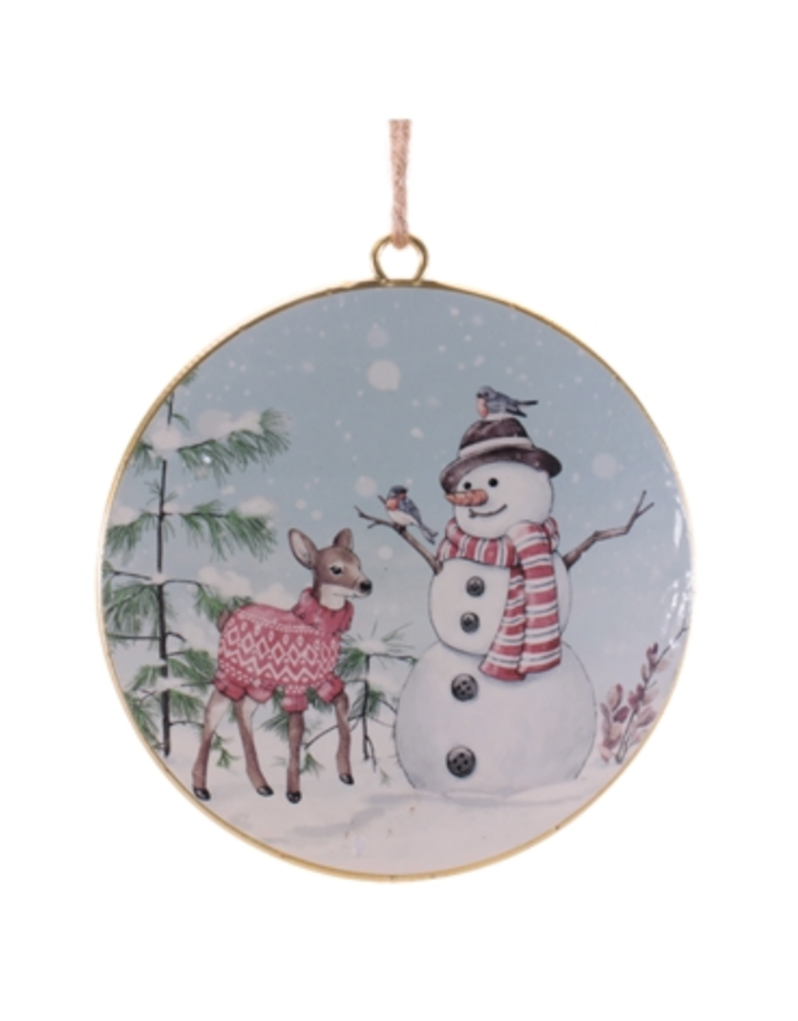 Melrose Iron Disc Ornaments