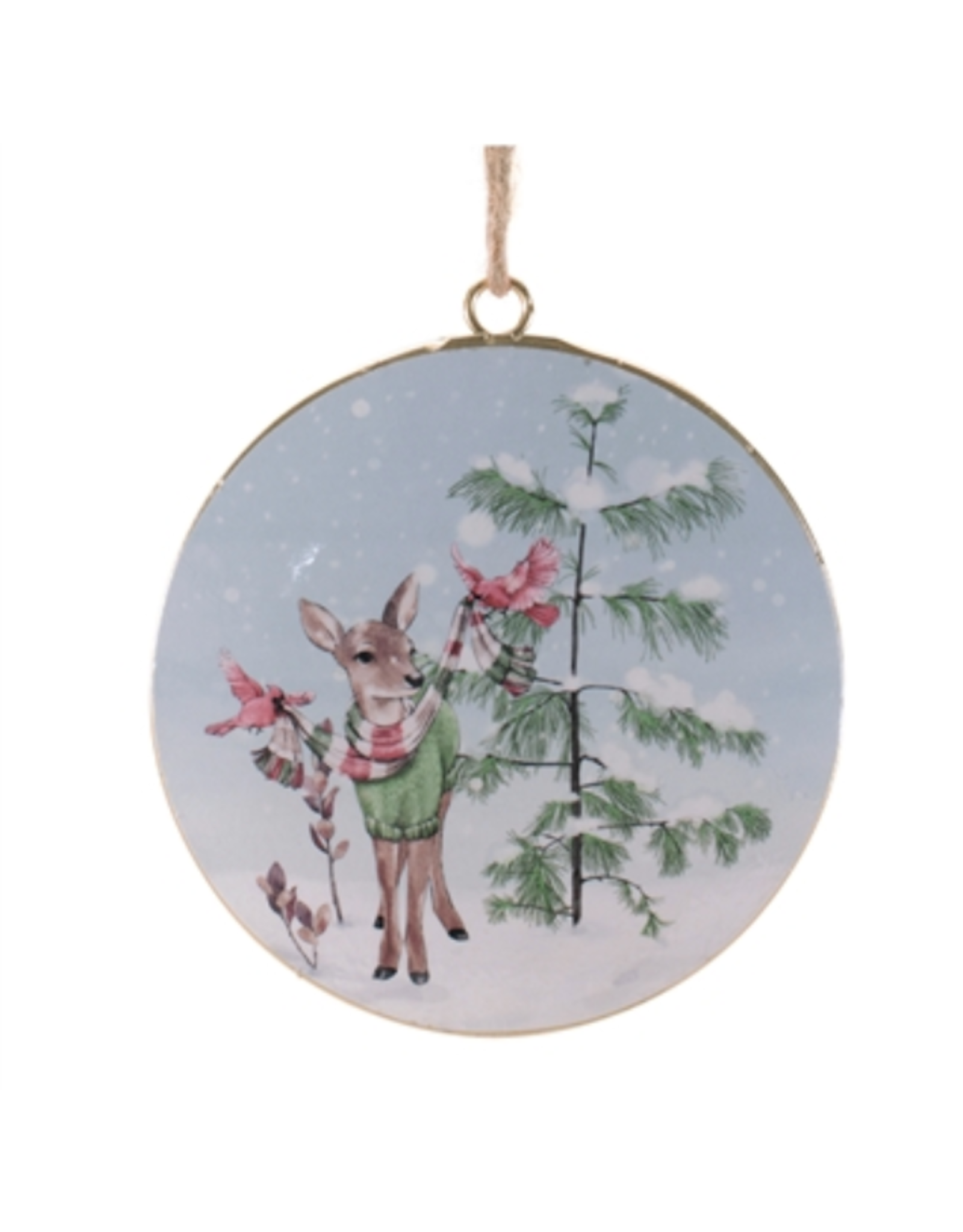 Melrose Iron Disc Ornaments