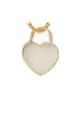 Winston and Waits WW Stone Heart Charm
