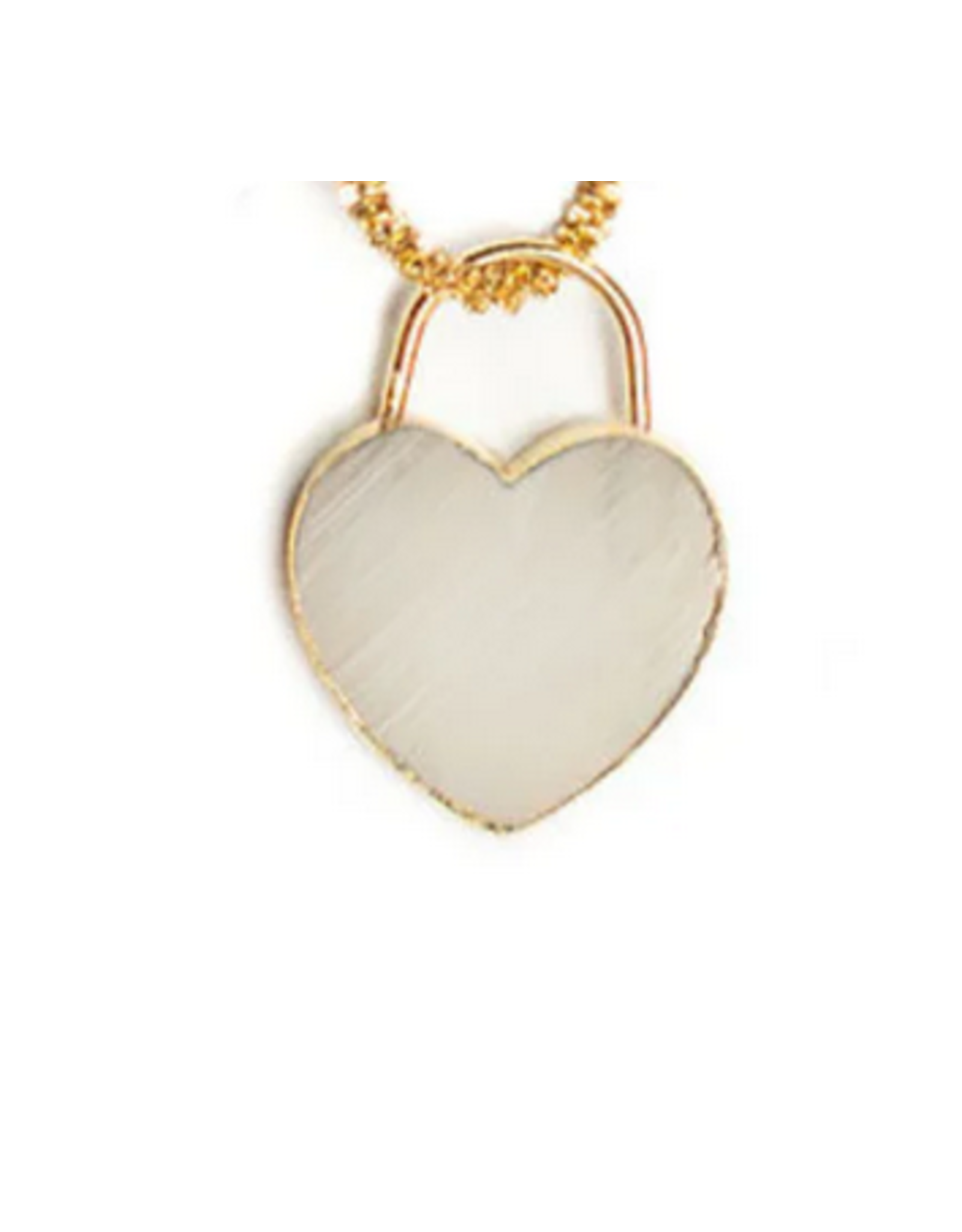 Winston and Waits WW Stone Heart Charm