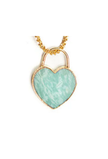 Winston and Waits WW Stone Heart Charm