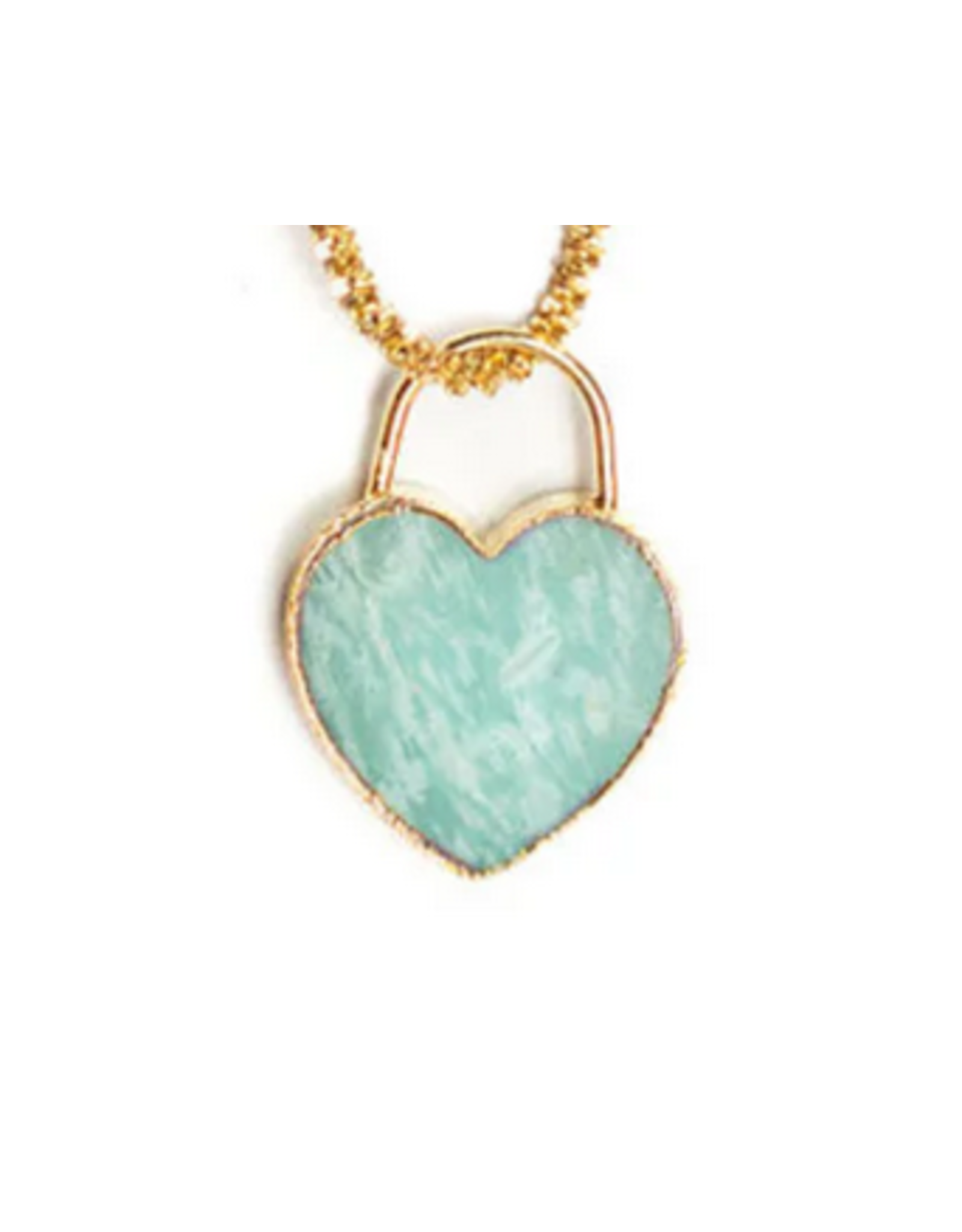 Winston and Waits WW Stone Heart Charm